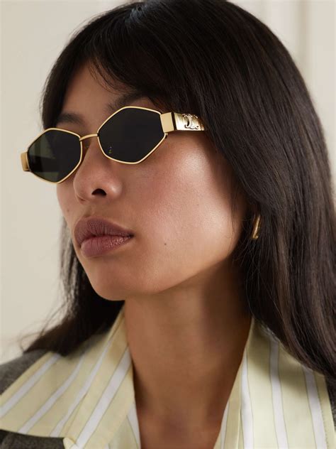 celine eyewear gold|Celine eyeglasses for women.